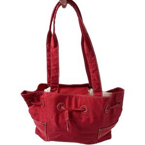 Vintage 90s Tommy Hilfiger Red Nylon Purse